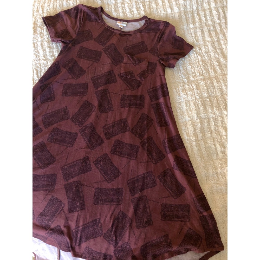 LULAROE “Unicorn” Boombox Print Dress